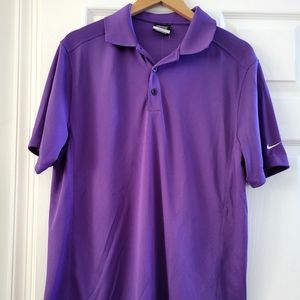 Nike Mens Golf Dri Fit Purple size large